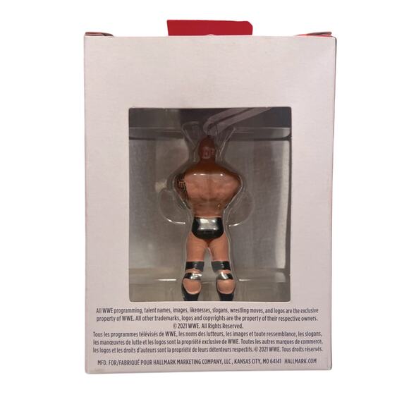 Dwayne The Rock Johnson WWE  Hallmark Christmas Tree Ornament New In Box - Picture 2 of 2